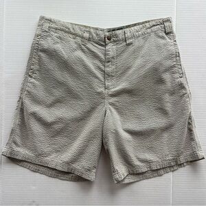 Sperry Top-Sider Mens Shorts 100% Cotton  Blue and Cream Striped Size 38